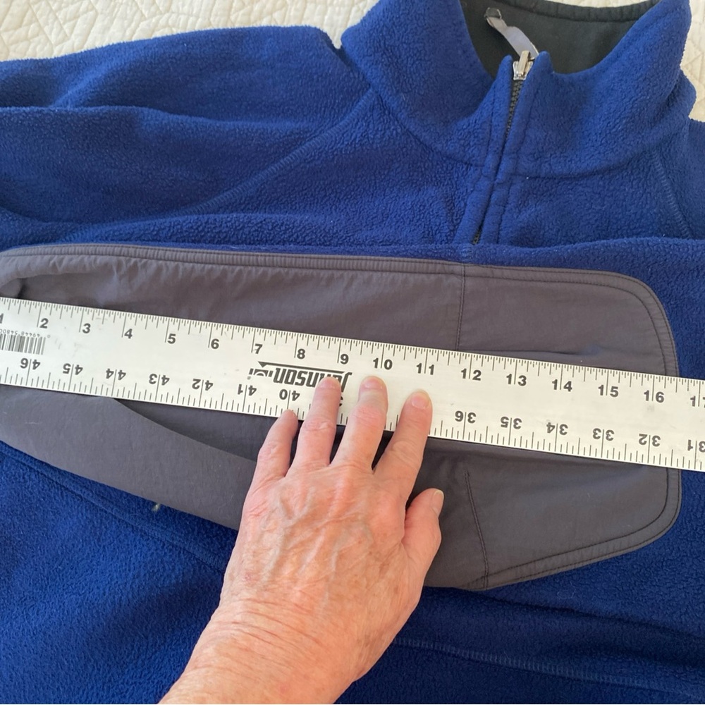Marmot Men’s Navy Blue Polartec  Fleece Jacket Size XL Full Zip Hiking Pockets - Picture 9 of 14